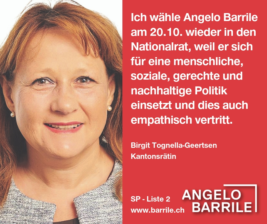 Birgit Tognella-Geertsen, Kantonsrätin